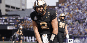 Diego Pavia of Vanderbilt looks to lead the Commodores past Auburn in this critical SEC matchup at FirstBank Stadium.