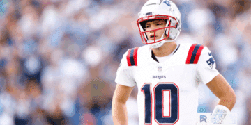 Drake Maye leads the New England Patriots into Tampa to face the Buccaneers in a key Week 10 clash.