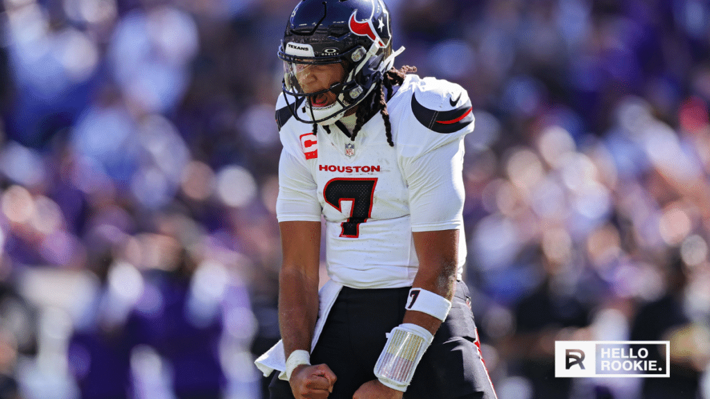 C.J. Stroud of the Houston Texans looks to stay sharp on the road against the Los Angeles Chargers in Week 17.