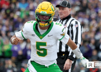 Dante Moore leads Oregon against James Madison in a CFP first-round matchup at Autzen Stadium.