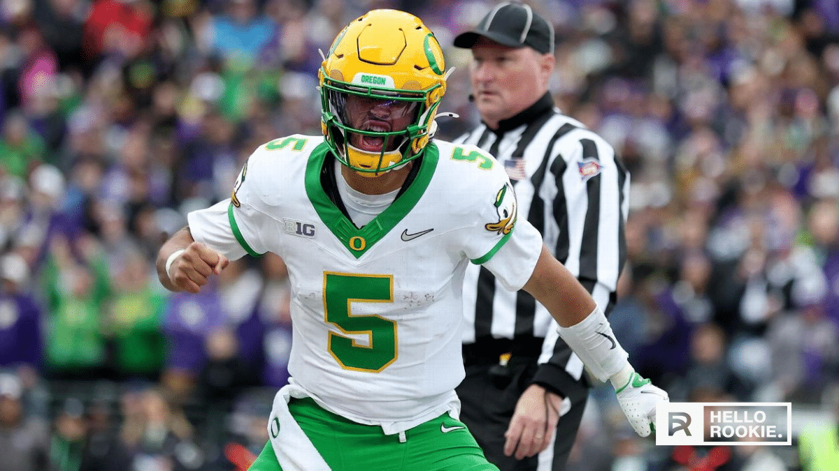 Dante Moore leads Oregon against James Madison in a CFP first-round matchup at Autzen Stadium.