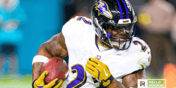 Derrick Henry of the Baltimore Ravens looks to punish the Steelers' defense in a key AFC North showdown.