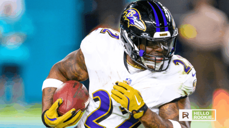 Derrick Henry of the Baltimore Ravens looks to punish the Steelers' defense in a key AFC North showdown.