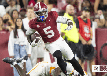 Germie Bernard looks to spark Alabama’s offense in a high-stakes Rose Bowl matchup vs Indiana.