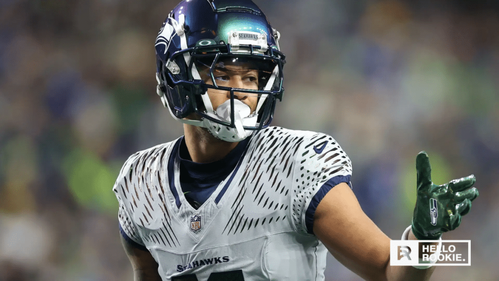 Jaxon Smith-Njigba of the Seattle Seahawks looks to stay hot as they visit the Carolina Panthers in Week 17.