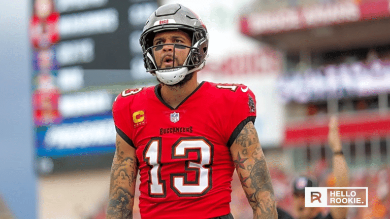 Mike Evans of the Tampa Bay Buccaneers returns to the lineup for a key NFC South clash against the Falcons.