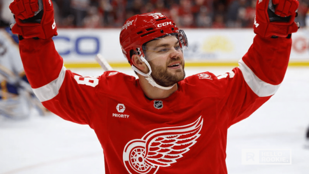 Alex DeBrincat leads the Red Wings' offense as they host the Avalanche in a key Eastern vs Western Conference battle.