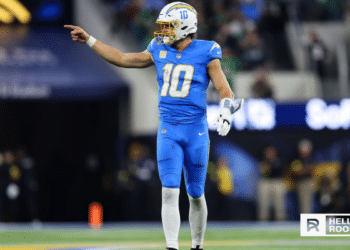 Justin Herbert leads the Chargers into Foxborough for a Sunday night Wild Card clash with the Patriots.