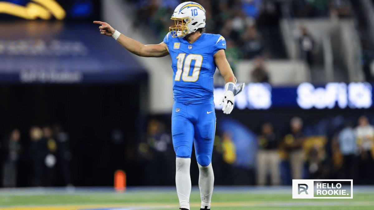 Justin Herbert leads the Chargers into Foxborough for a Sunday night Wild Card clash with the Patriots.