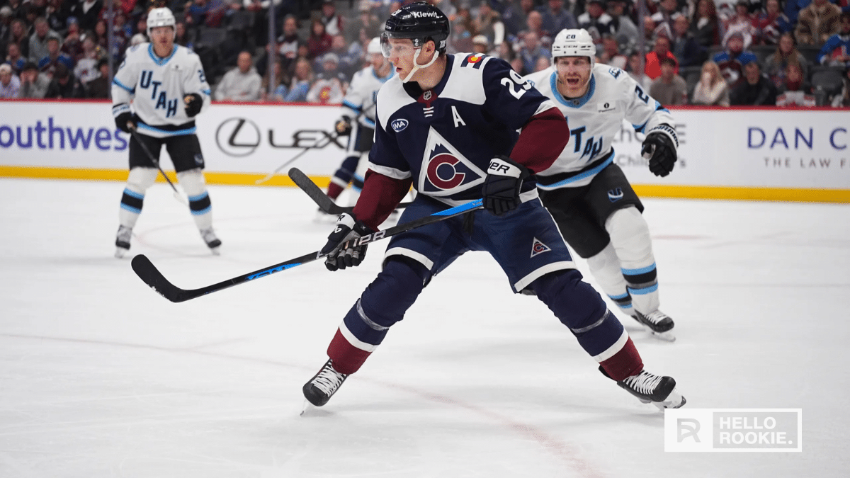 Nathan MacKinnon of the Colorado Avalanche leads the charge against the Ottawa Senators in their final matchup of the season.
