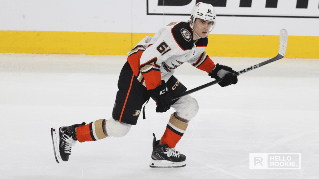 Cutter Gauthier leads the Anaheim Ducks offense against the Winnipeg Jets at Honda Center.