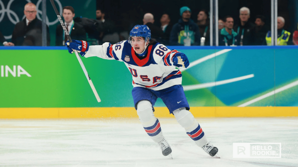 Jack Hughes returns to the ice for the New Jersey Devils against the Buffalo Sabres in Newark.