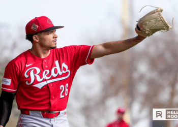 Chase Burns of the Cincinnati Reds delivers a pitch against the Pittsburgh Pirates at Great American Ball Park