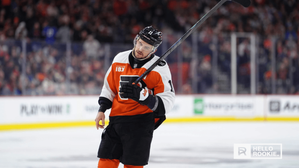 Travis Konecny leads the Philadelphia Flyers against the Toronto Maple Leafs at Scotiabank Arena.