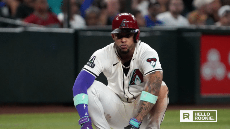 Ketel Marte leads off for the Arizona Diamondbacks against the Atlanta Braves at Chase Field