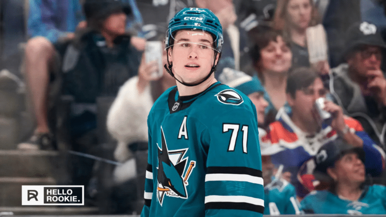 Macklin Celebrini drives the offense for the San Jose Sharks at SAP Center