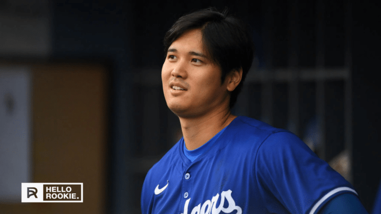 Shohei Ohtani of the Los Angeles Dodgers bats against the Toronto Blue Jays at Rogers Centre