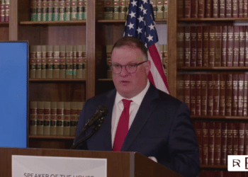 Republican House Speaker Matt Hall