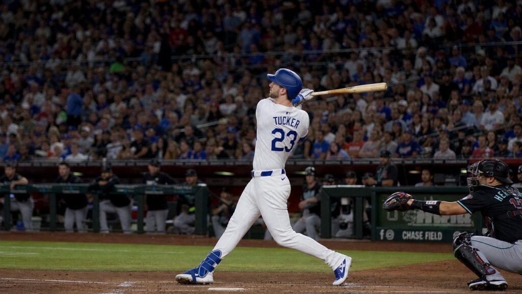 Kyle Tucker in action for the Los Angeles Dodgers