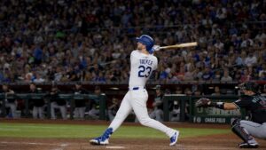 Kyle Tucker in action for the Los Angeles Dodgers