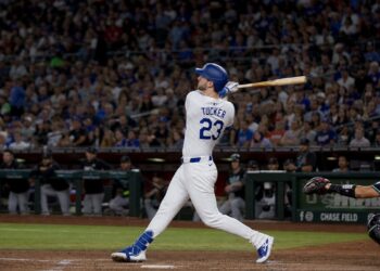 Kyle Tucker in action for the Los Angeles Dodgers
