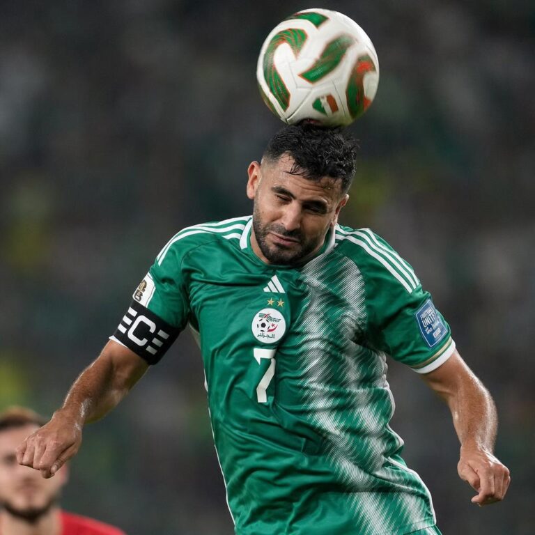 Algeria national team player in action at the 2026 FIFA World Cup