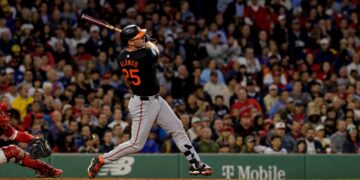 Pete Alonso in action for the Baltimore Orioles
