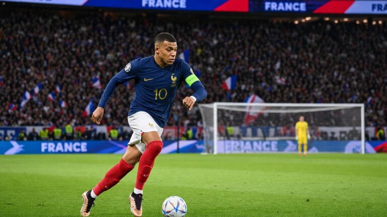 Kylian Mbappé in action for France at the 2026 FIFA World Cup