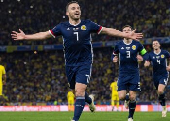 John McGinn celebrates Scotland's winning goal at the 2026 World Cup