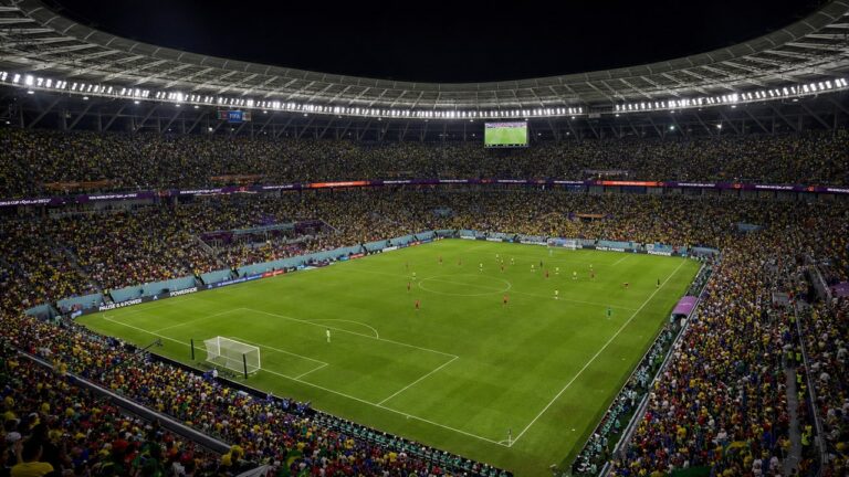 Argentina soccer player celebrating a goal at the 2026 FIFA World Cup