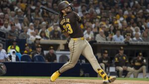 Fernando Tatis Jr in action for the San Diego Padres