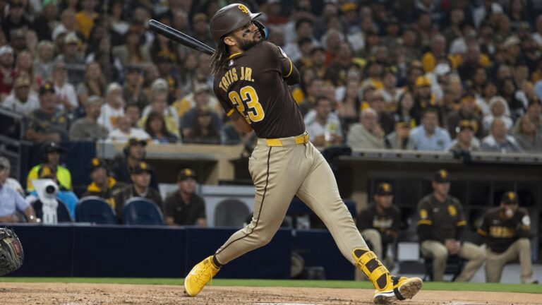 Fernando Tatis Jr in action for the San Diego Padres