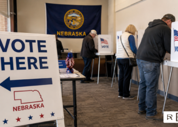 Nebraska voting polling station