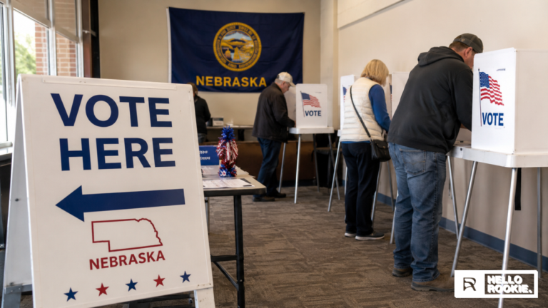 Nebraska voting polling station