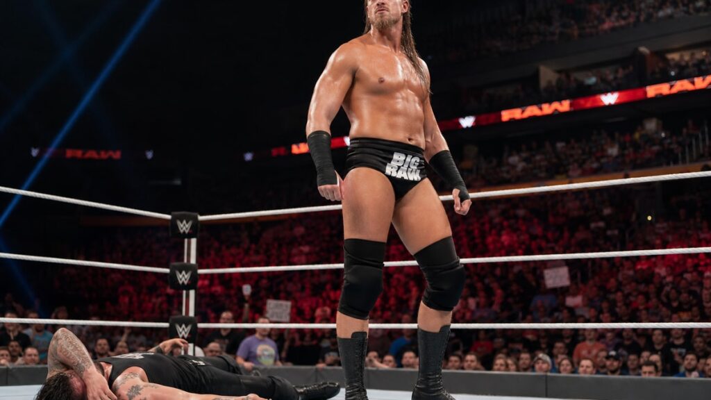 Big Cass, WWE wrestler William Morrissey, in the ring during his WWE return