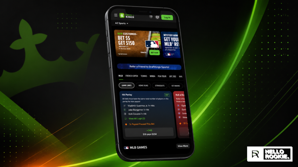 Draftkings Sportsbook on Mobile