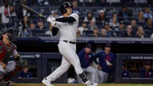 Trent Grisham in action for the New York Yankees