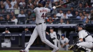 Yordan Alvarez in action for the Houston Astros