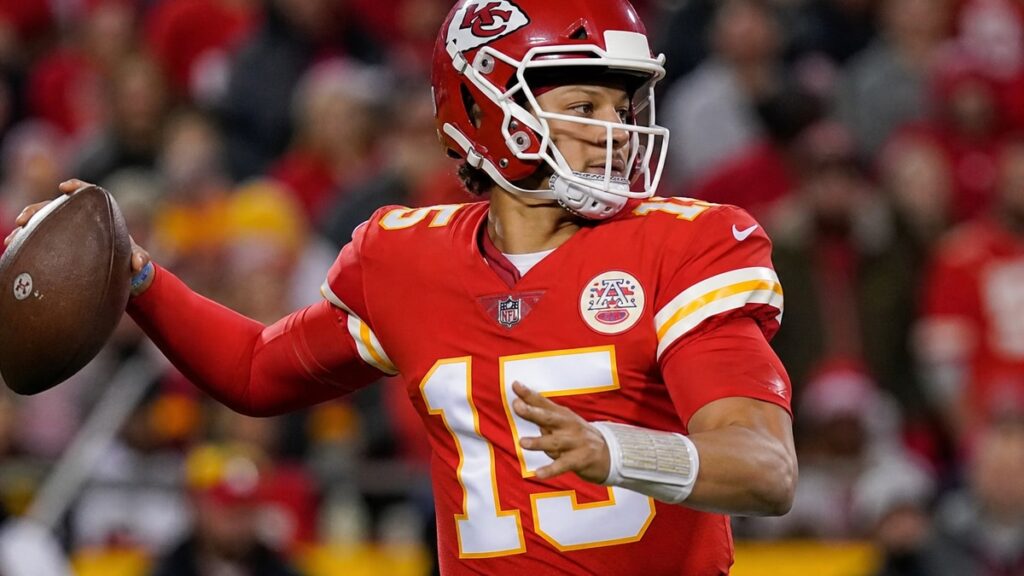 Patrick Mahomes in action for the Kansas City Chiefs