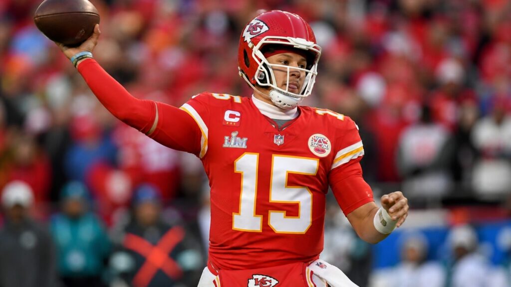 Patrick Mahomes in action for the Kansas City Chiefs