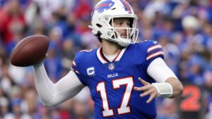 Josh Allen in action for the Buffalo Bills