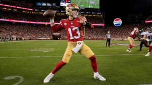 Brock Purdy in action for the San Francisco 49ers